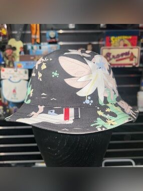 Rare Thom Browne Black Hawaiian Scene Classic Bucket Hat